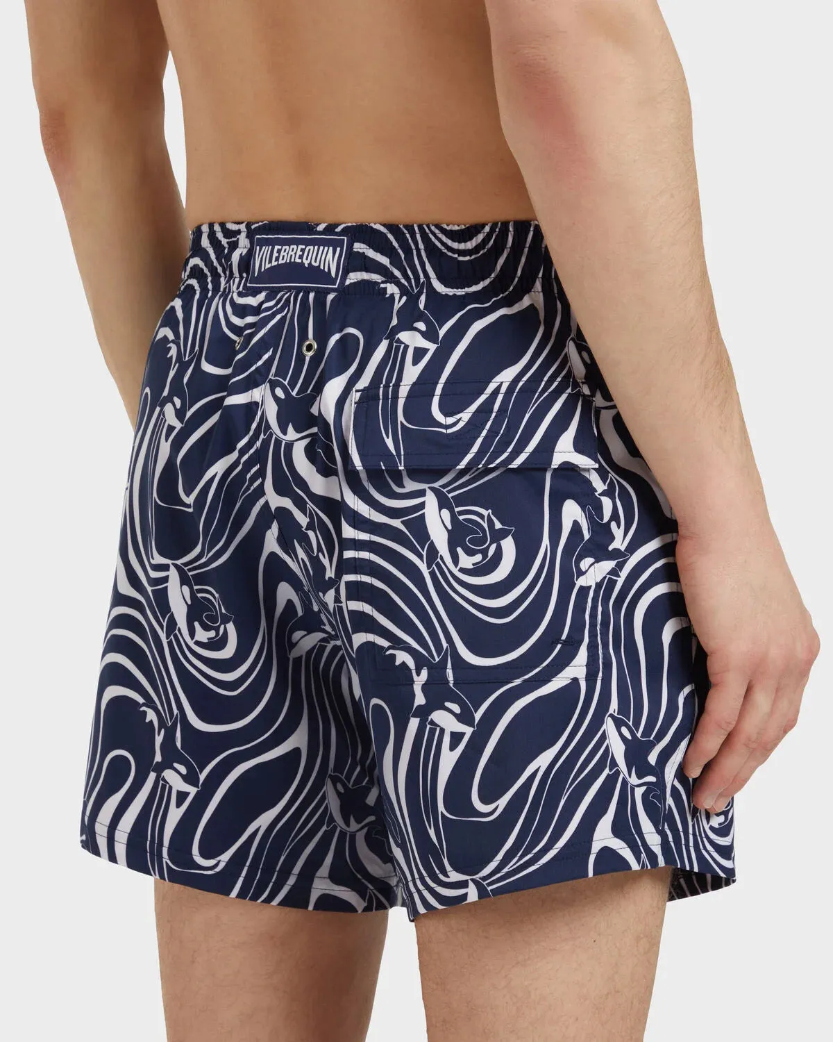 Men Stretch Short Swim Shorts Orcas sold by Sand Dollar product image thumbnail 2