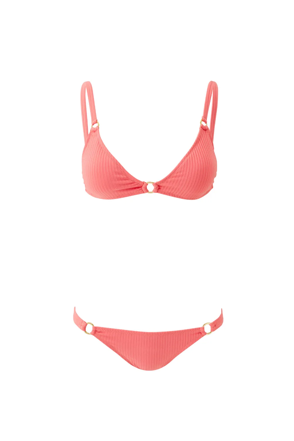 Montenegro Bikini Bottom Apricot Ribbed sold by Sand Dollar