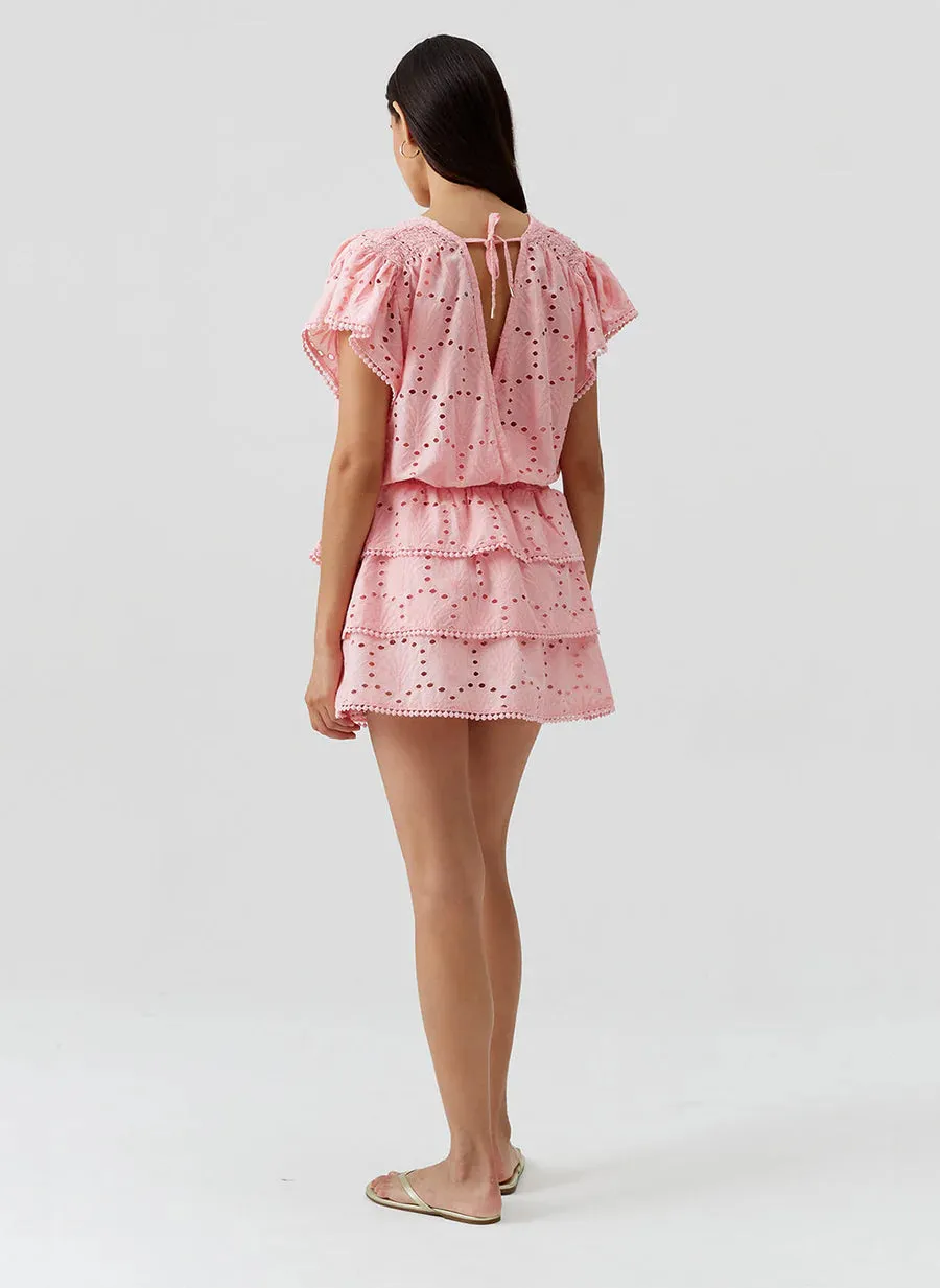 Jess Short Dress Peach sold by Sand Dollar product image thumbnail 3