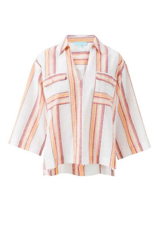 Billi Top Sunset Stripe sold by Sand Dollar
