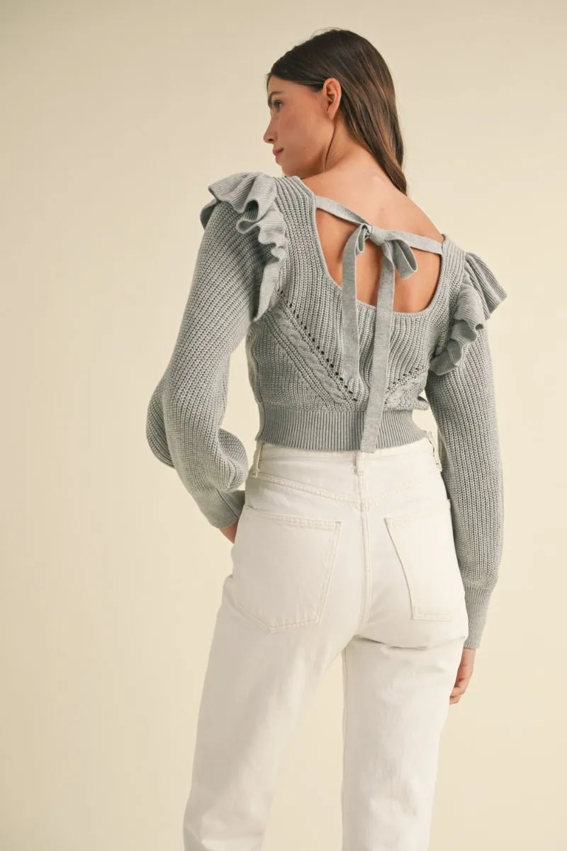Yvonne Knit Top Grey sold by Sand Dollar product image thumbnail 4
