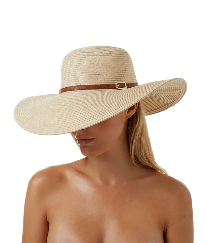 Jemima Hat Cream/Tan sold by Sand Dollar product image thumbnail 2