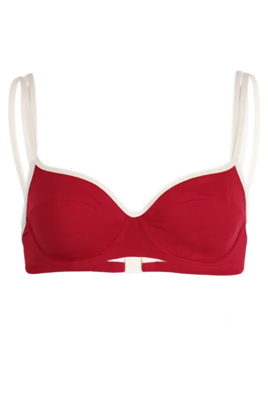 Dayle Underwired Bra Reinette/Percale made by Eres