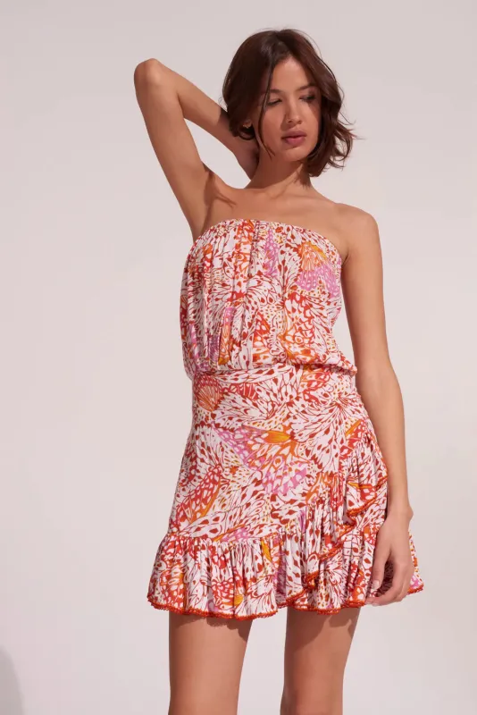 Bandeau Dress with Print made by Poupette St Barth