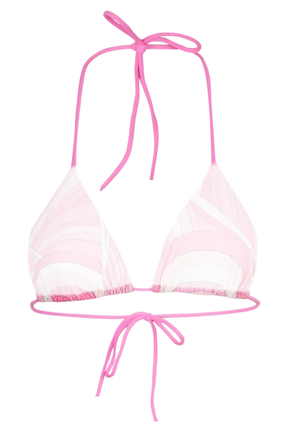 Rainbow Print Triangle Bikini Top sold by Sand Dollar product image thumbnail 3