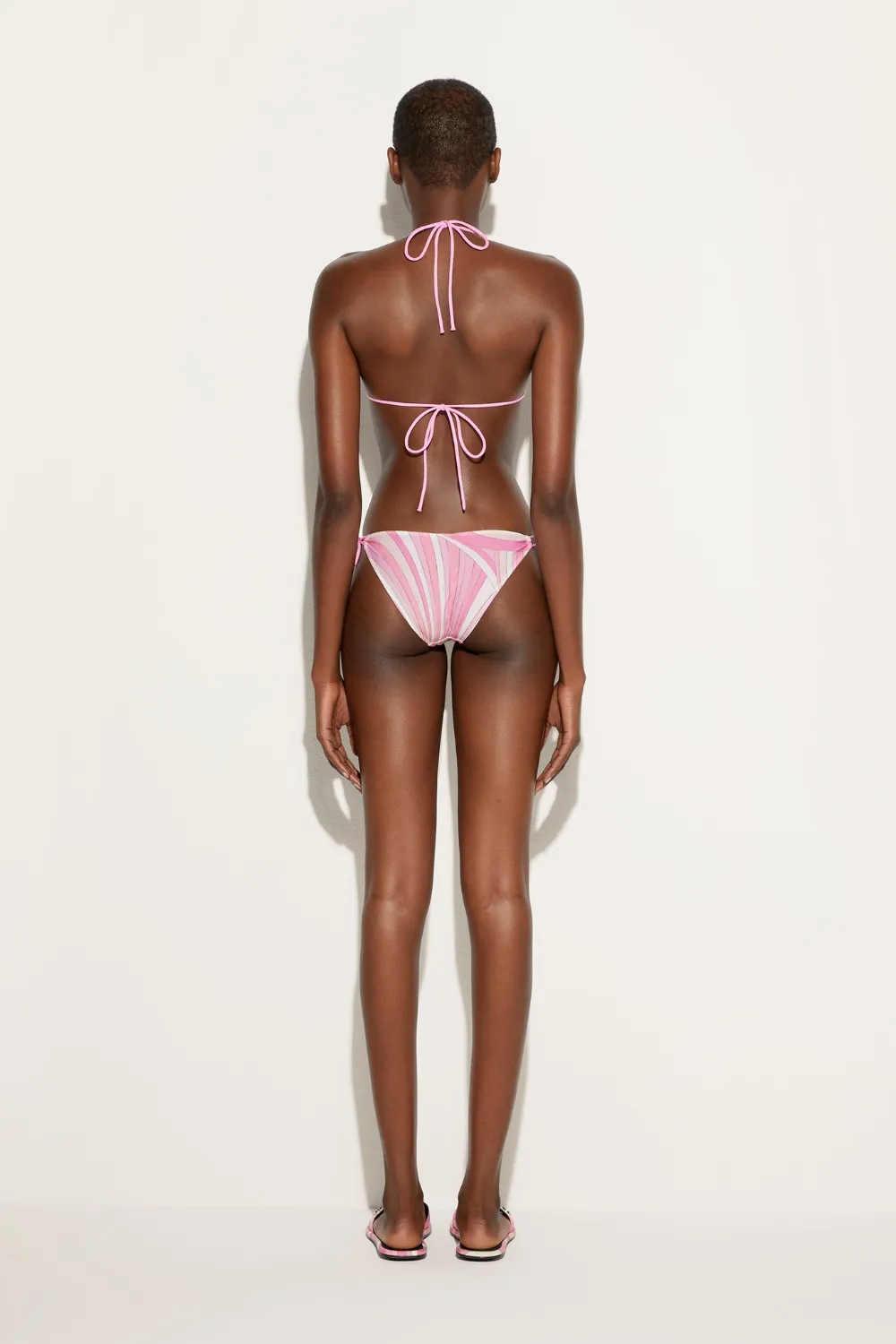 Rainbow Print Lace-Up Bikini Bottoms sold by Sand Dollar product image thumbnail 4