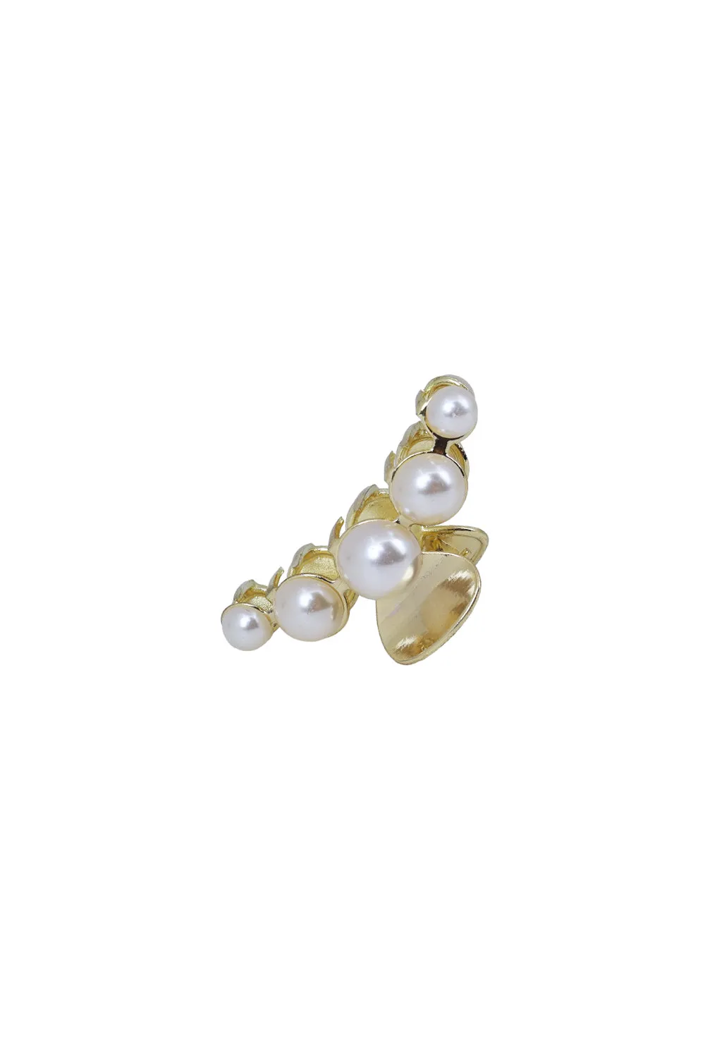 Gold Small Pearl Claw Clip sold by Sand Dollar product image thumbnail 3