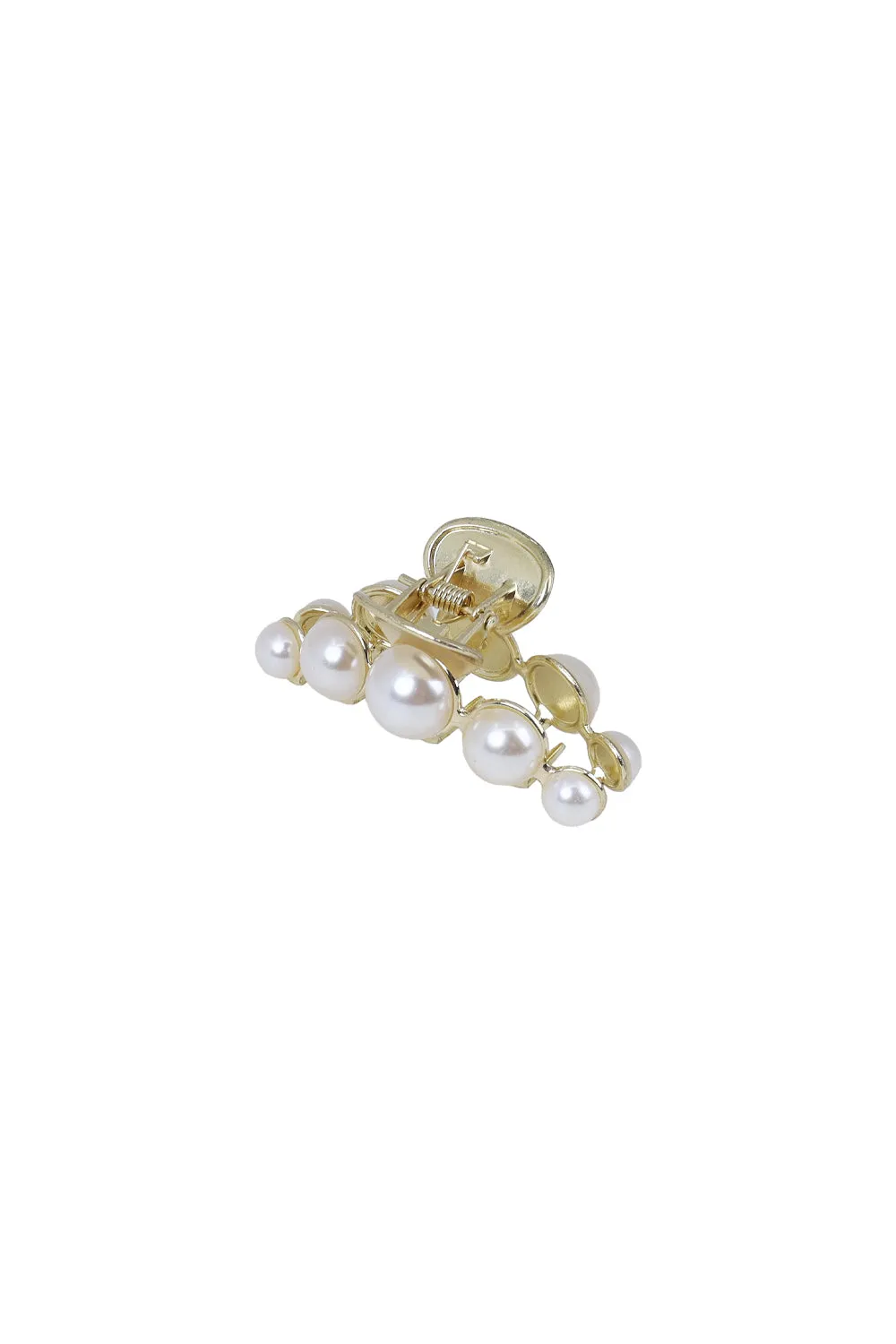 Gold Small Pearl Claw Clip sold by Sand Dollar product image thumbnail 2