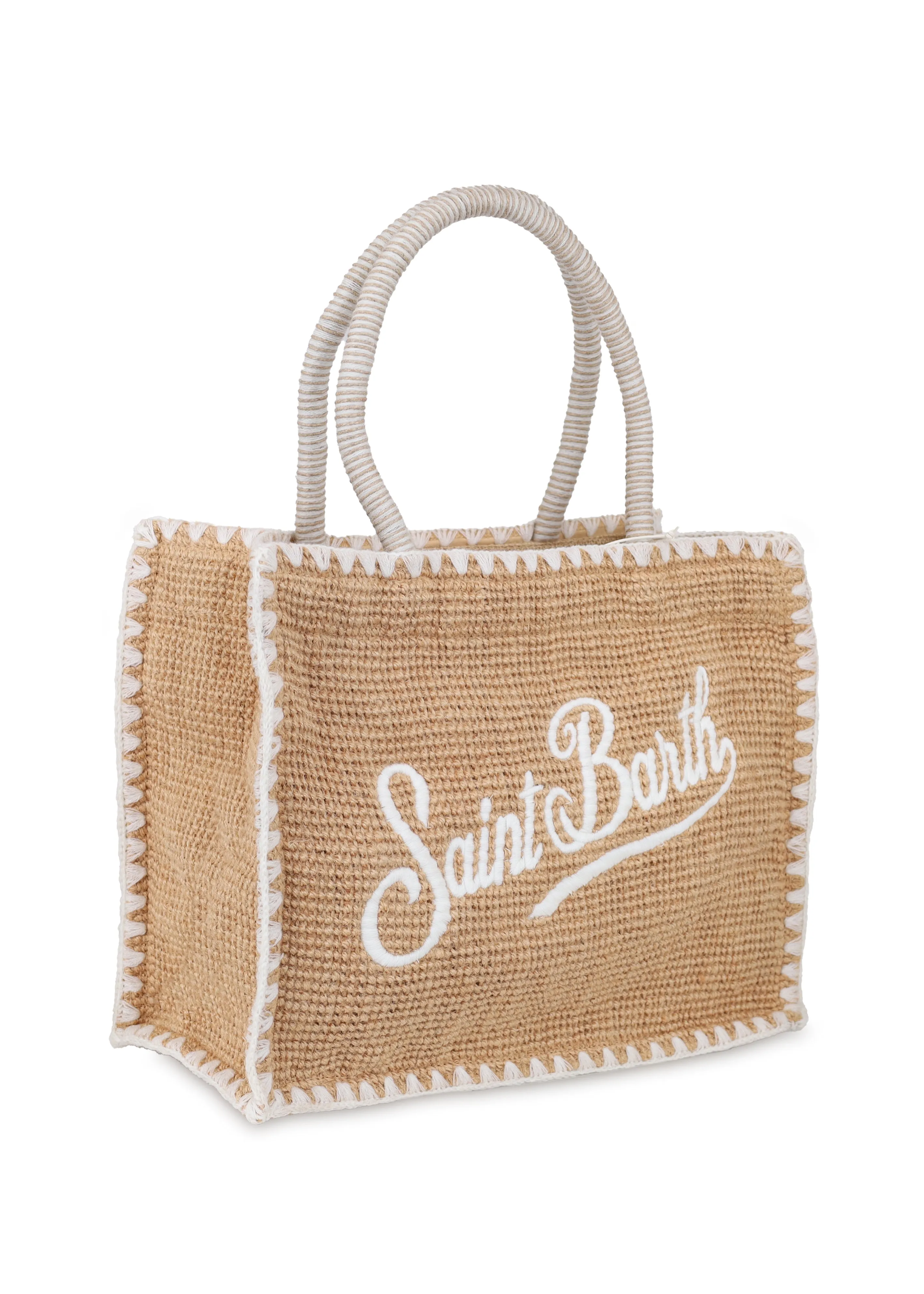Vivian Midi Jute Tote Bag sold by Sand Dollar product image thumbnail 2