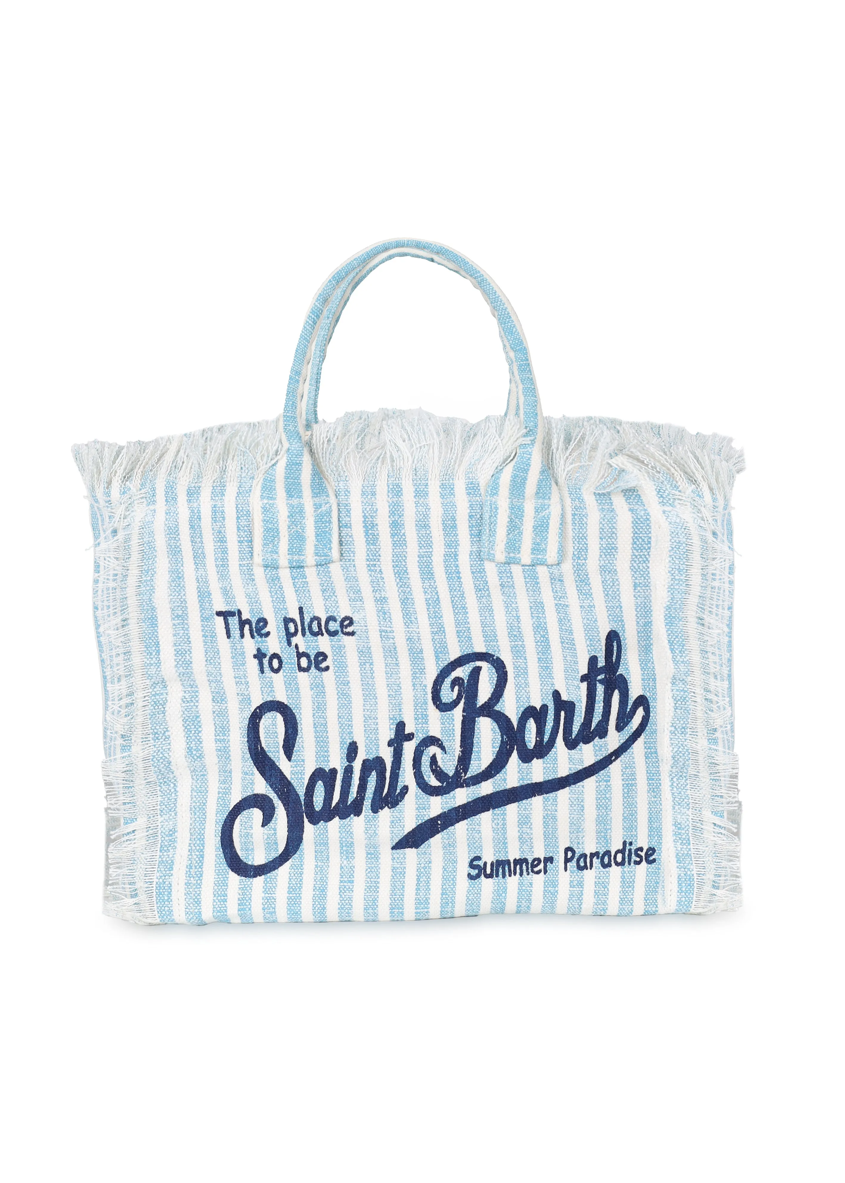 Colette Patch Linen Blue Stripes Bag sold by Sand Dollar product image thumbnail 5
