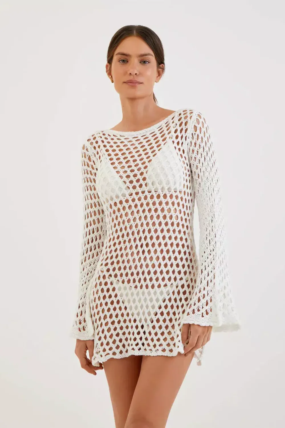 Belle Short Cover Up Off White sold by Sand Dollar product image thumbnail 2