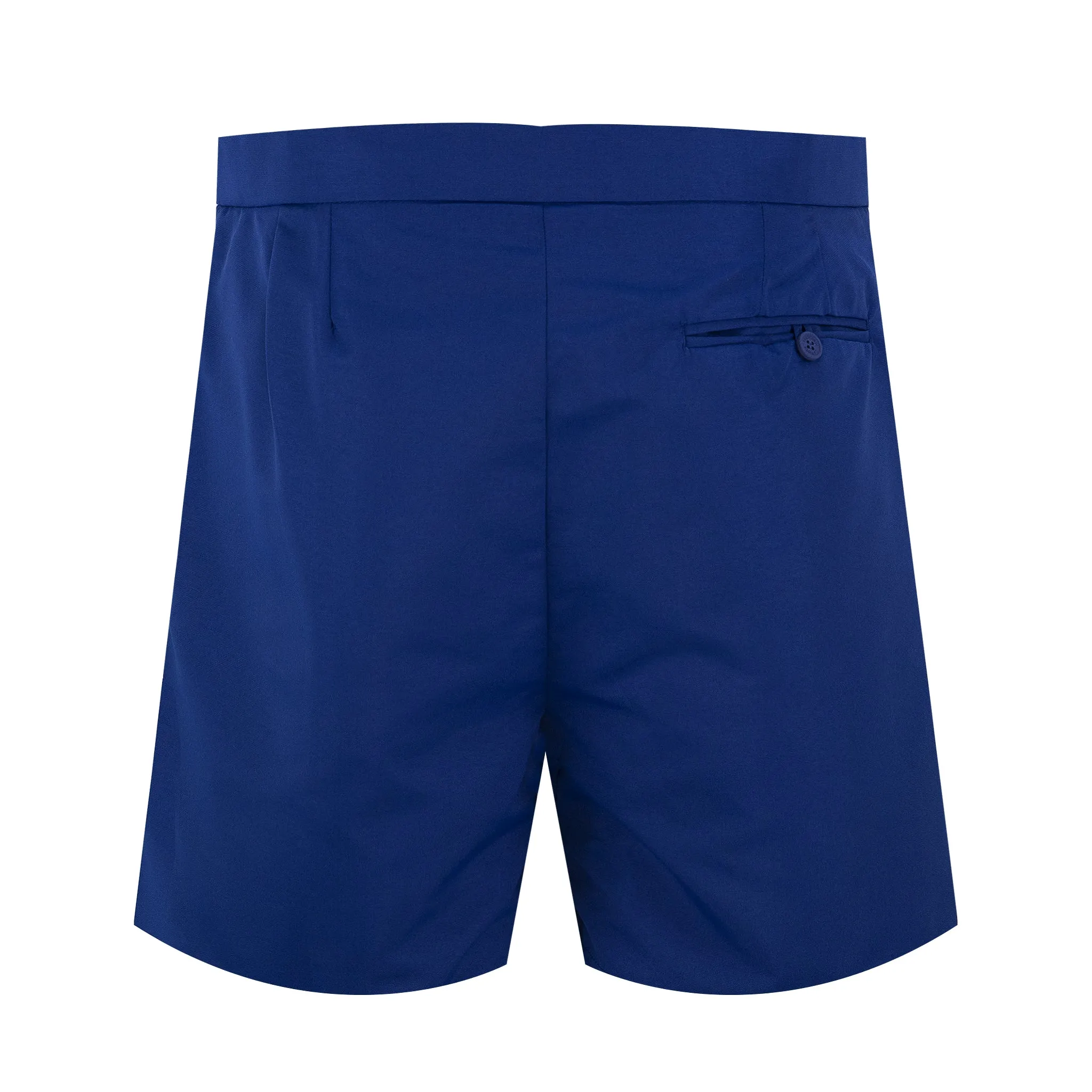 Mens Knee Length Tailored Swim Trunks in Navy Blue sold by Sand Dollar product image thumbnail 2