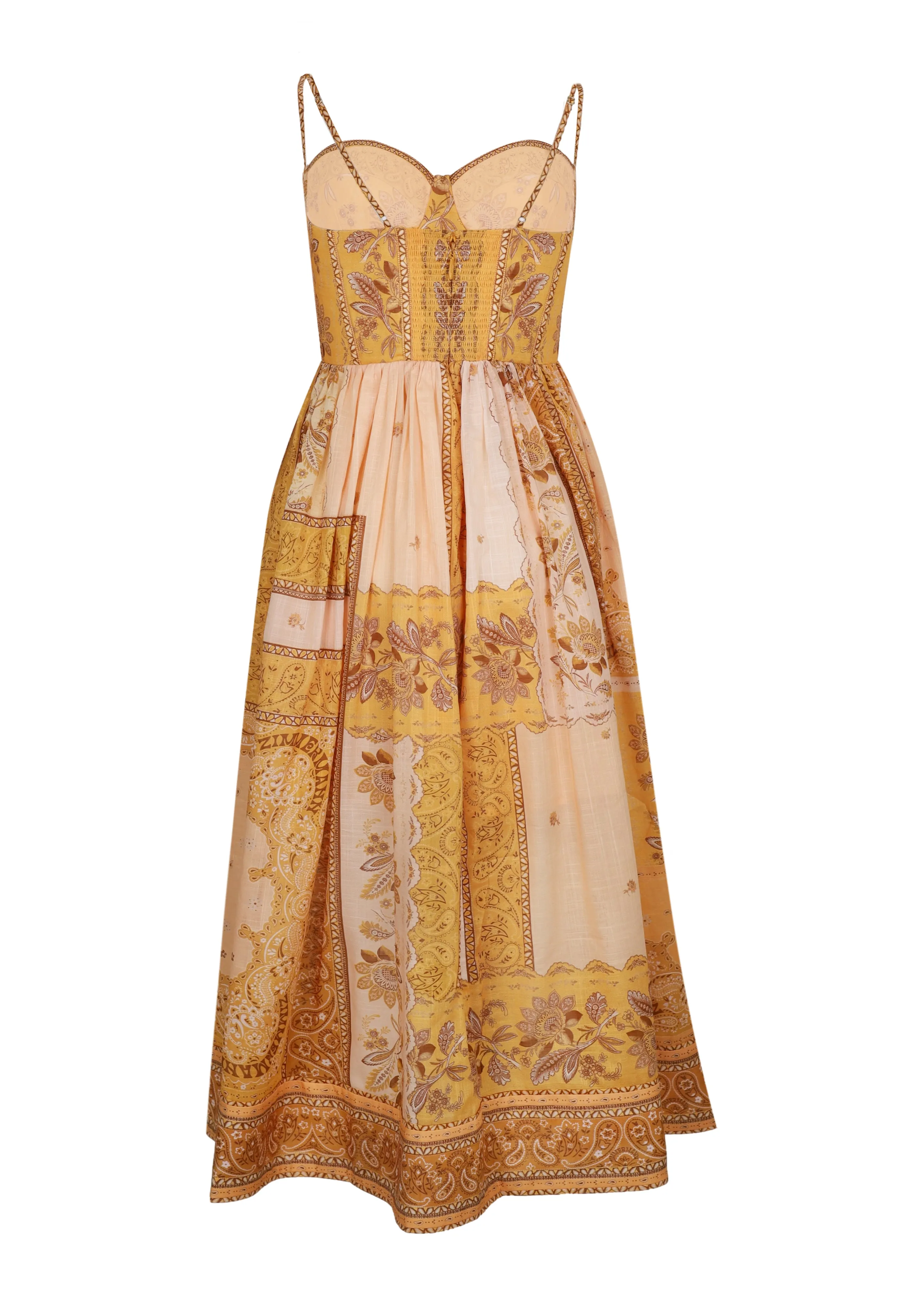 Lucky Corset Midi Dress Mustard Banana sold by Sand Dollar product image thumbnail 3