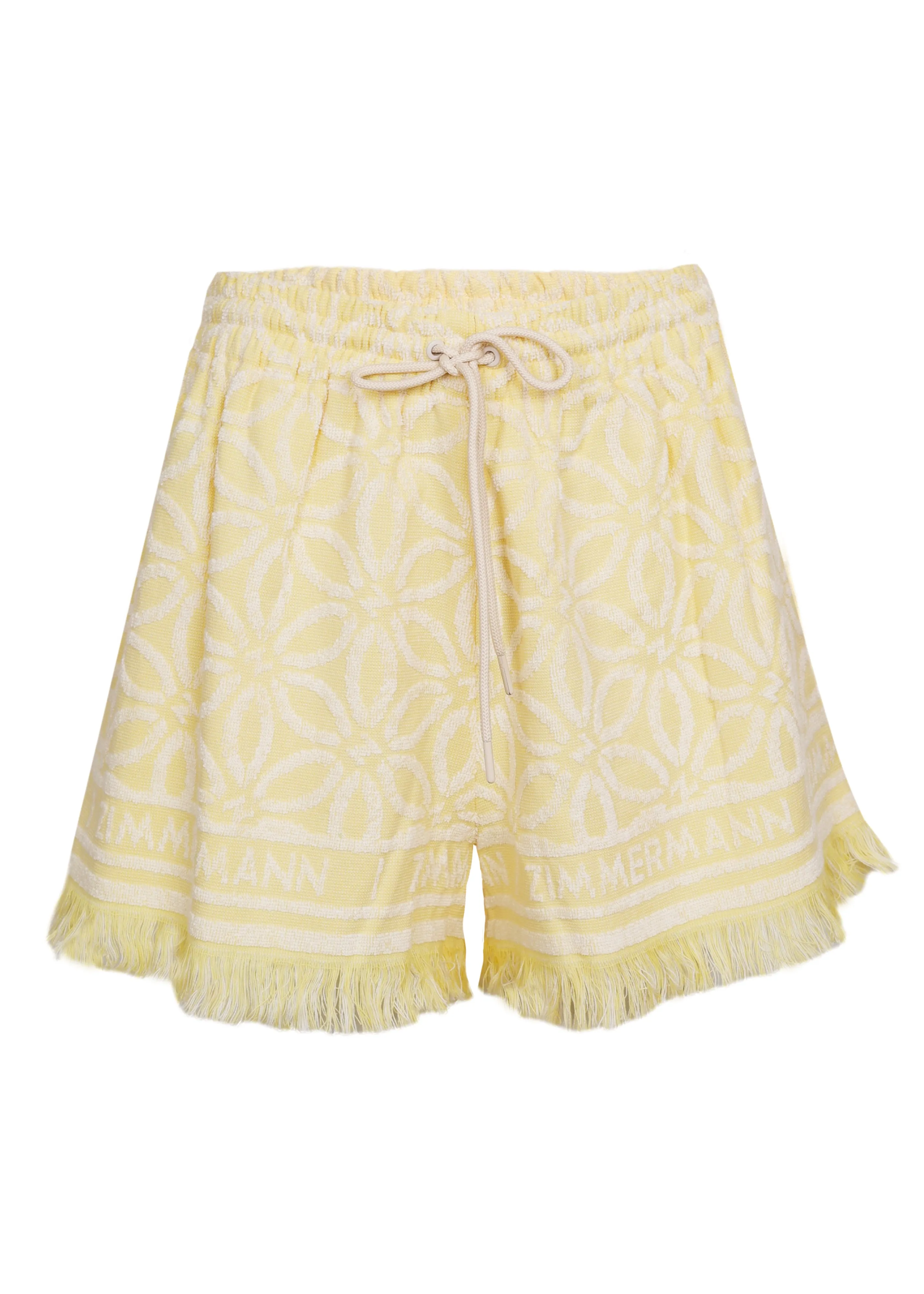 Coco Towelling Short Yellow/Cream sold by Sand Dollar