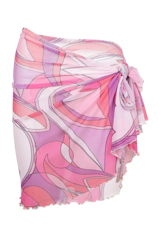 Mini Mesh Sarong Pink made by Sand Dollar