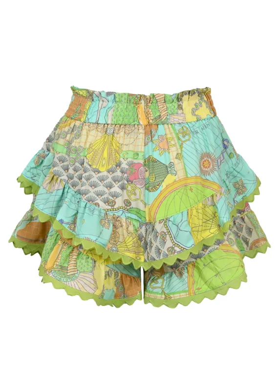 Isla Ruffle Shorts made by Never Fully Dressed