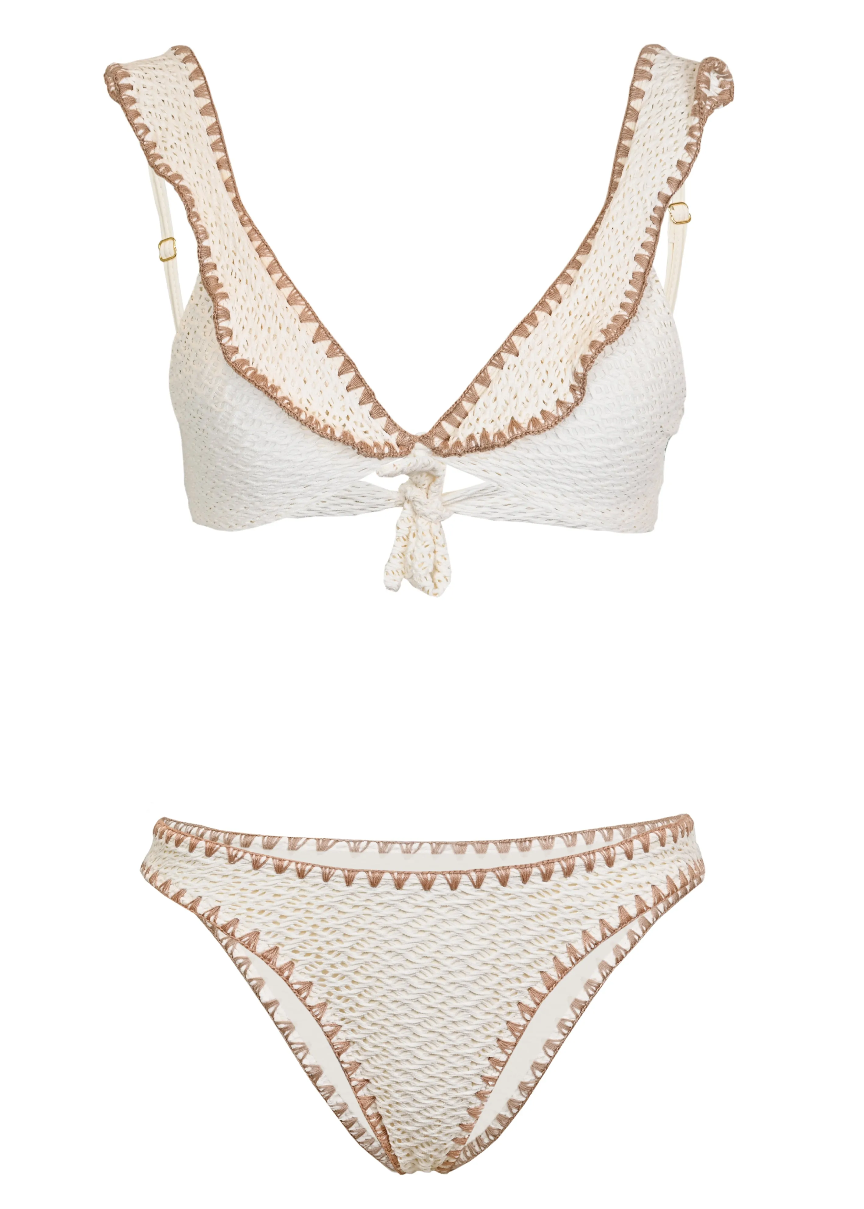 Islas Ivory Bikini Set sold by Sand Dollar