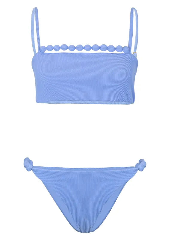 Sarah Azul Serenity Bikini Set made by Sand Dollar
