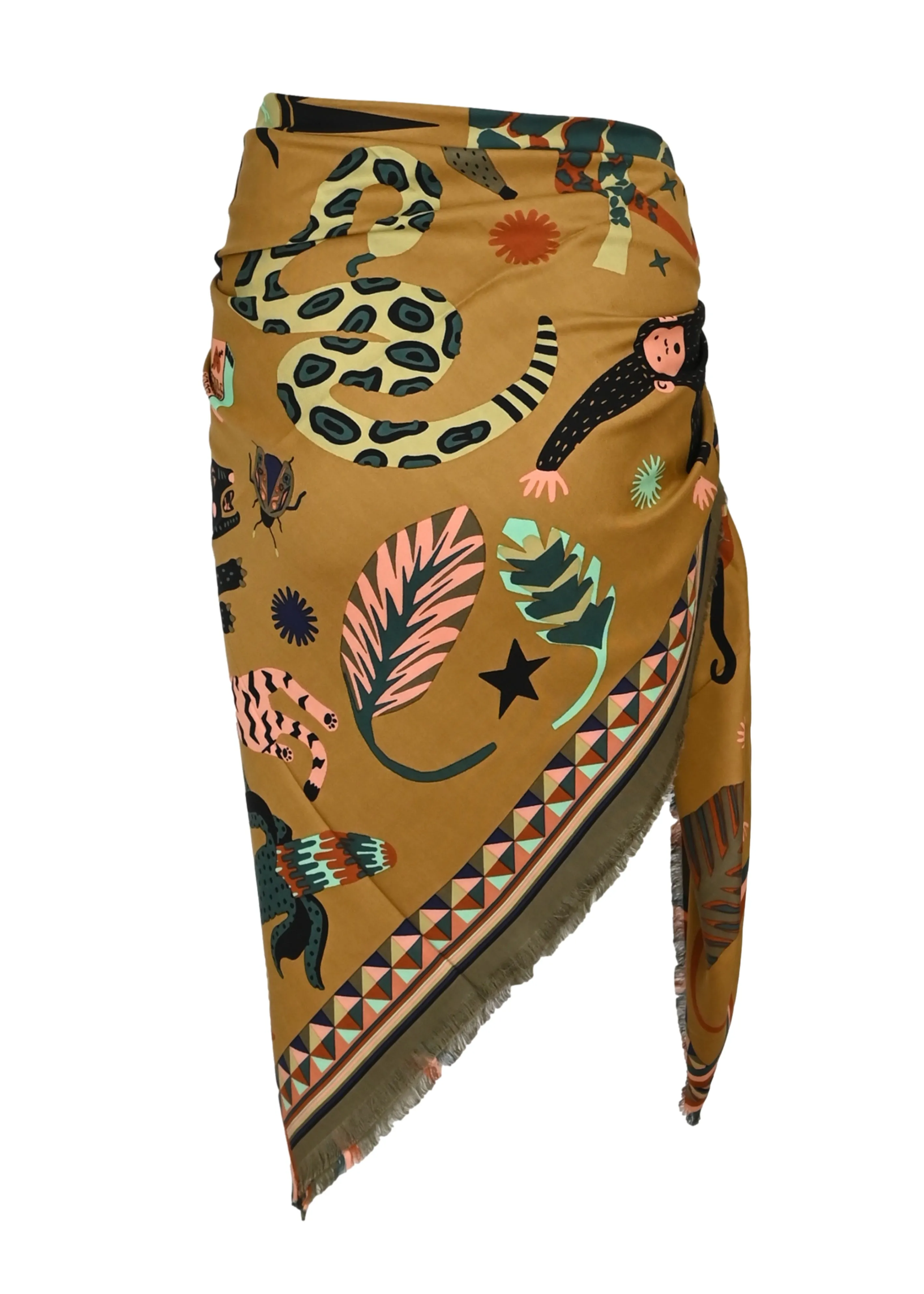 Animo Big Ocre Scarf sold by Sand Dollar product image thumbnail 2