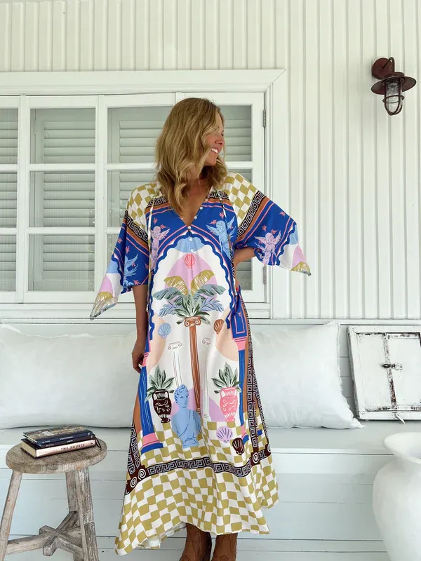 Romeo Print Bree Maxi Dress sold by Sand Dollar product image thumbnail 3