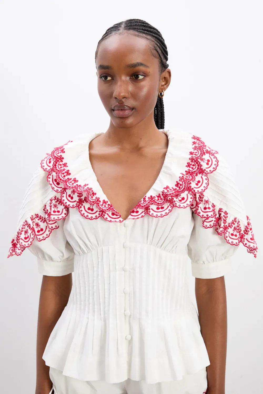 Caroline Blouse Cherries sold by Sand Dollar product image thumbnail 2