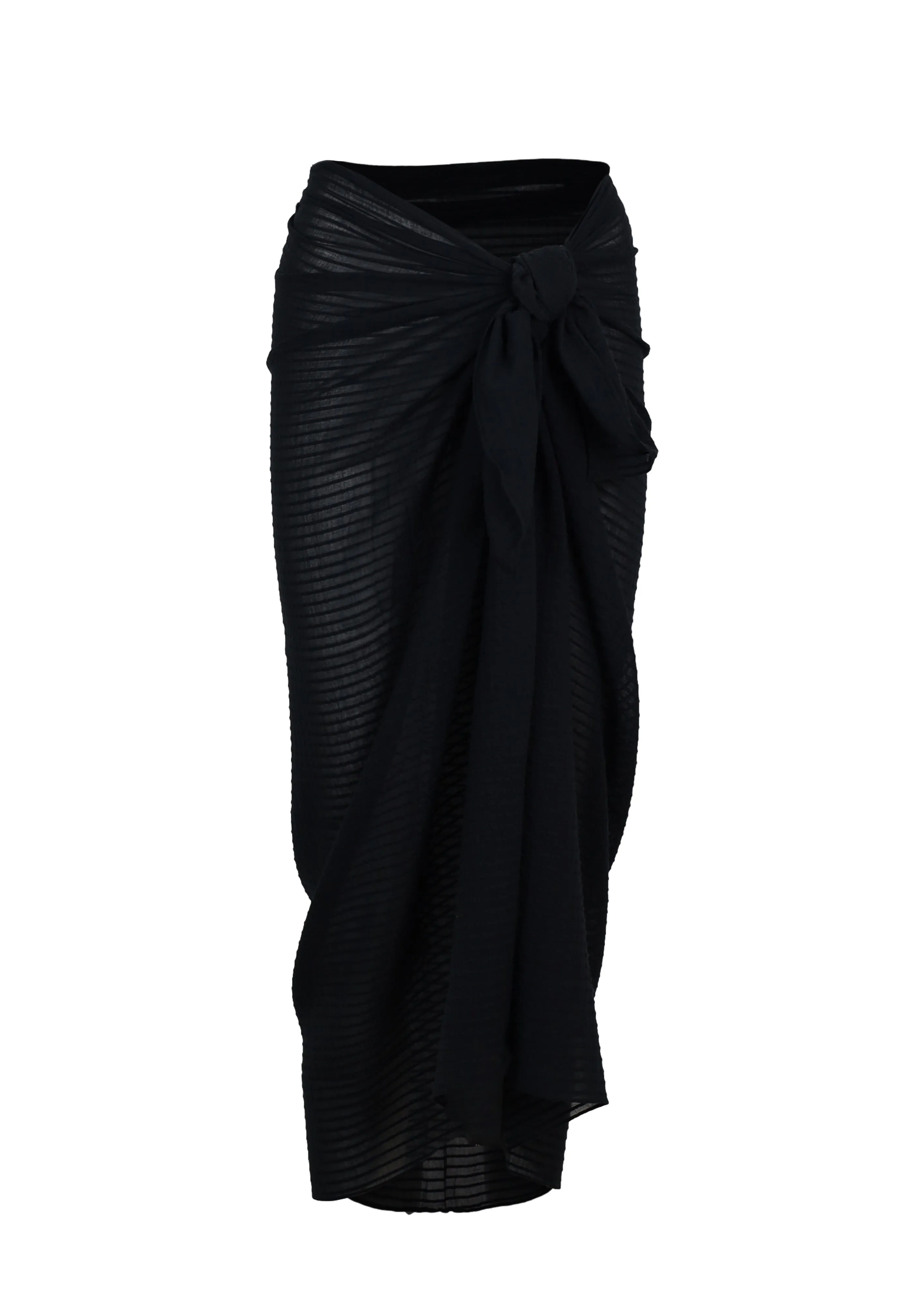 Solid Sarong Black sold by Sand Dollar