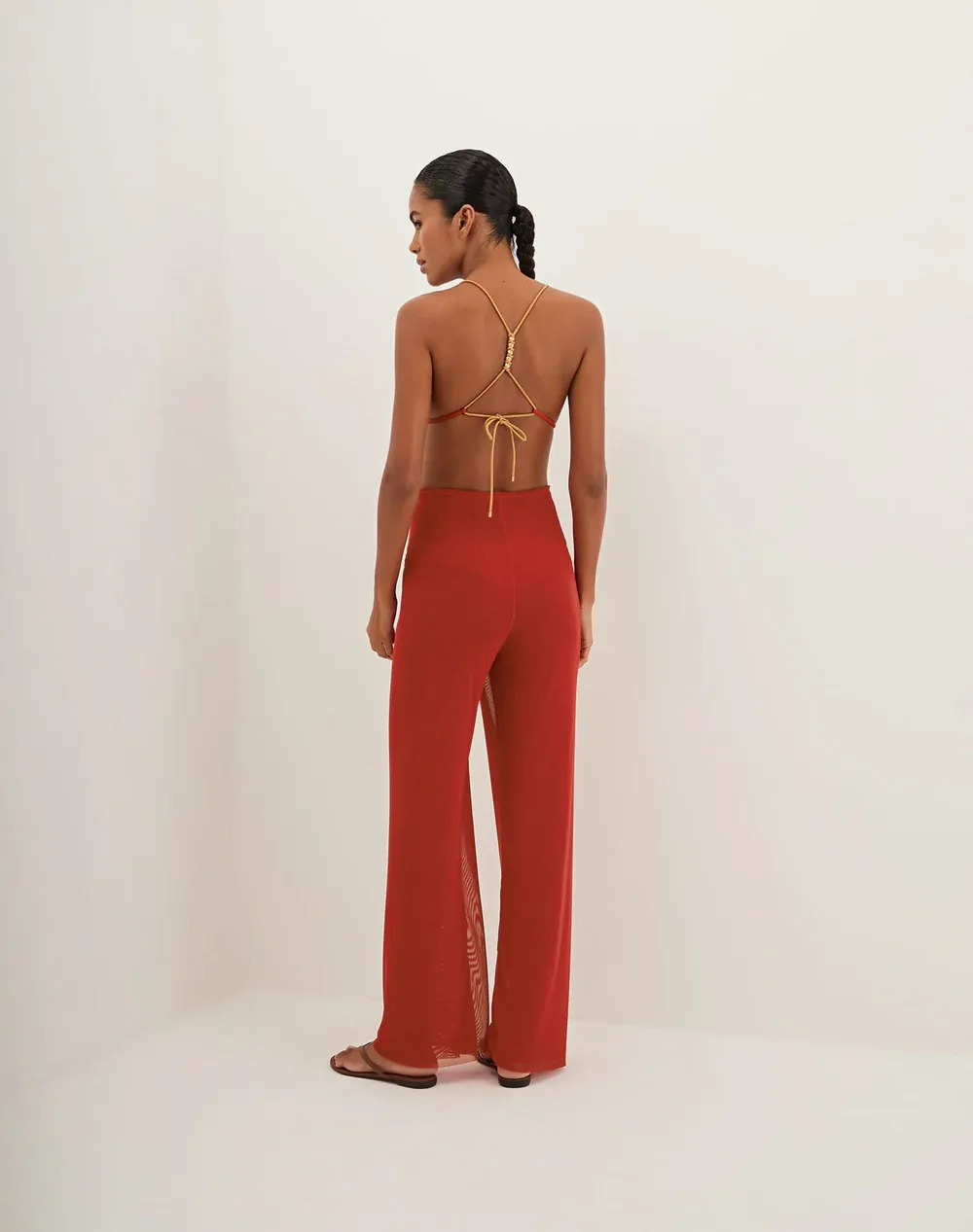 Solid Pareo Pants Ruby Red sold by Sand Dollar product image thumbnail 4