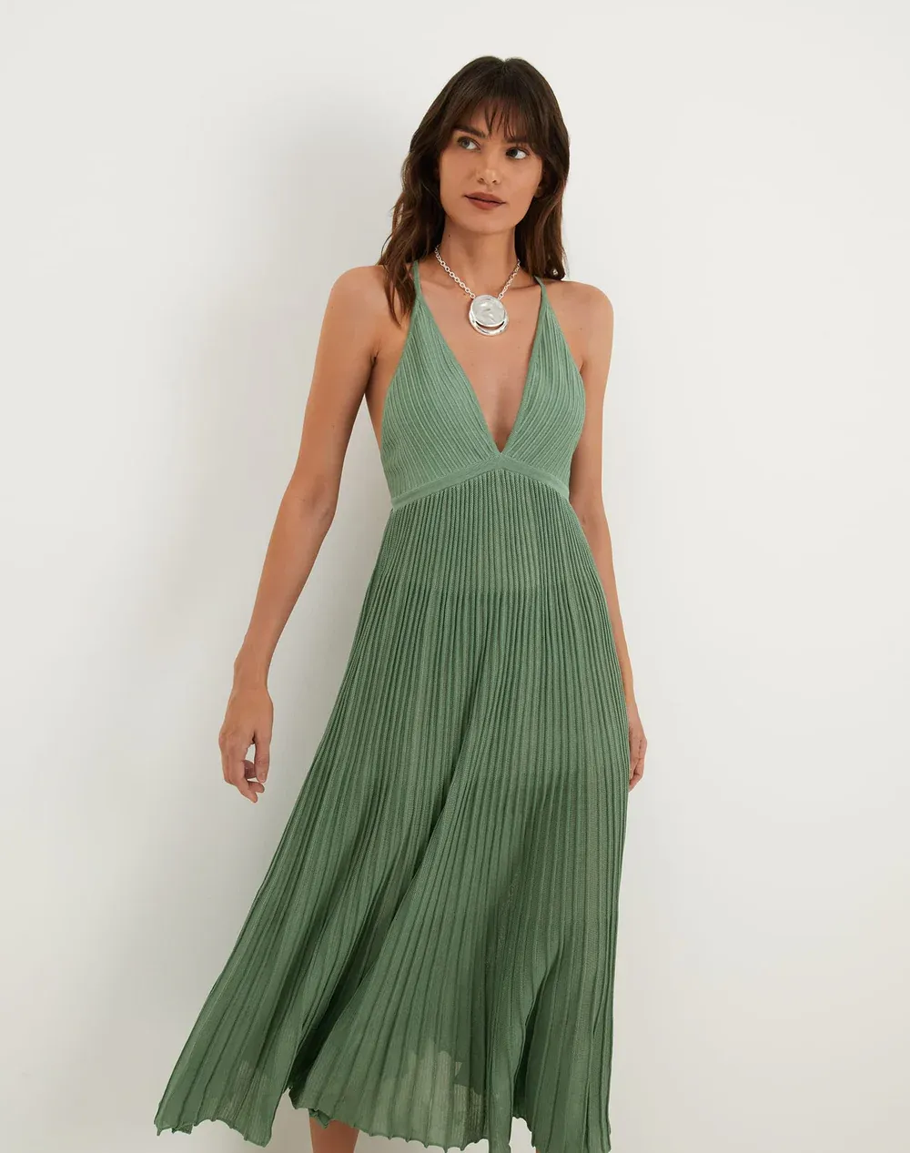 Knit Katia Long Dress Seaglass sold by Sand Dollar product image thumbnail 4