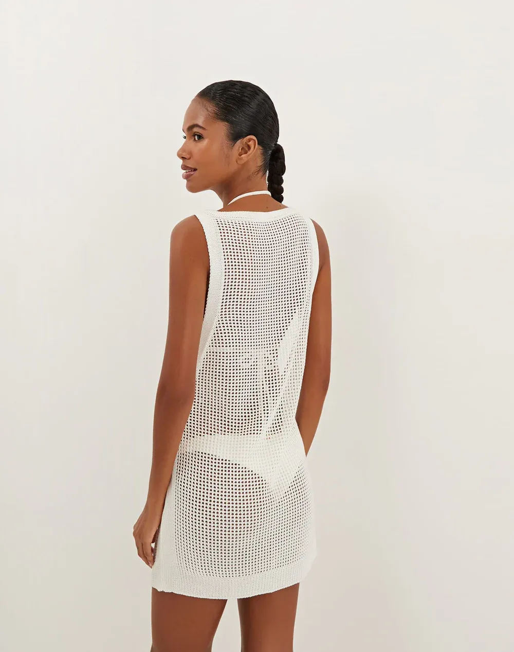 Knit Erika Short Cover Up Off White sold by Sand Dollar product image thumbnail 2
