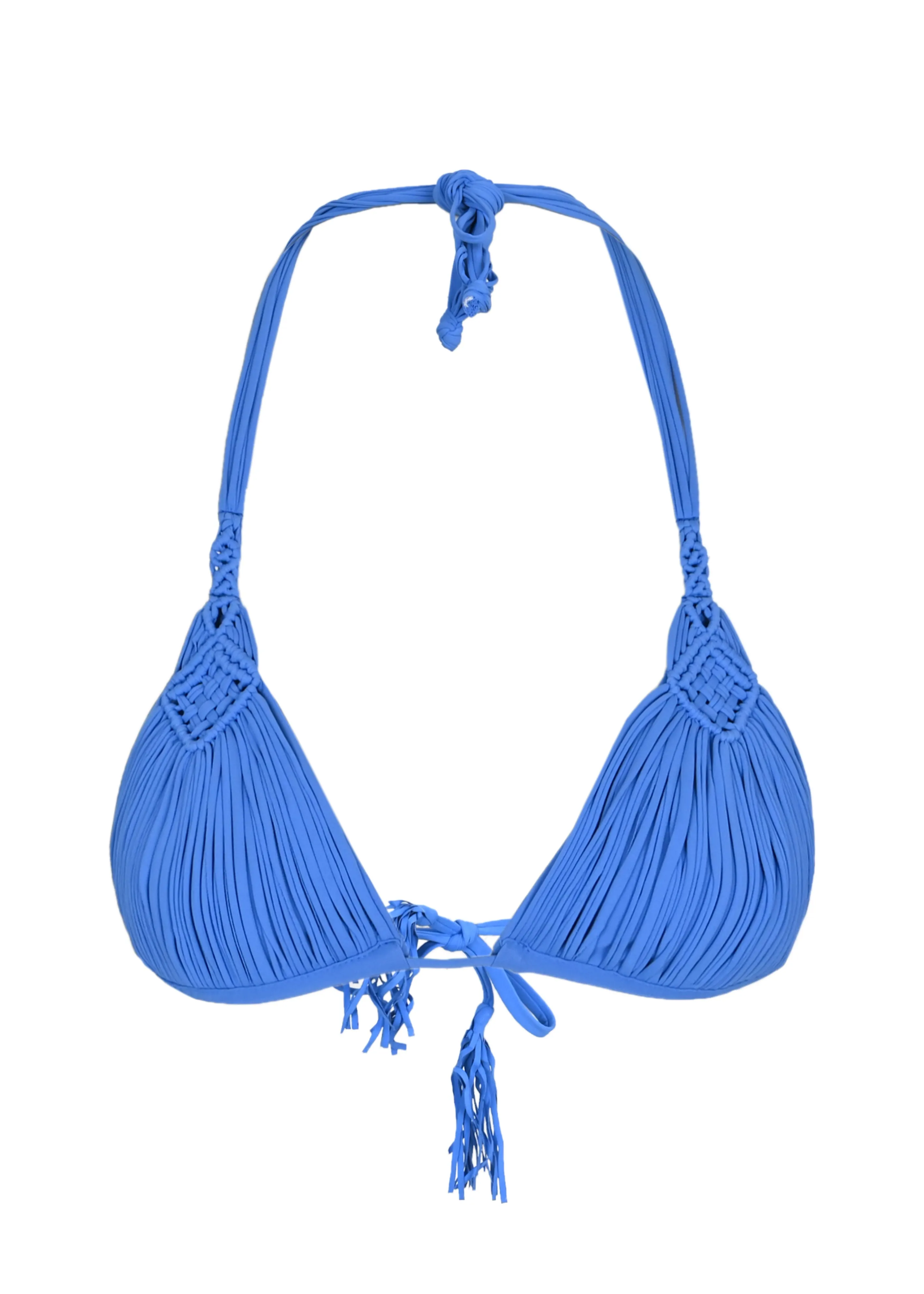 Mila Triangle Top Blueberry sold by Sand Dollar