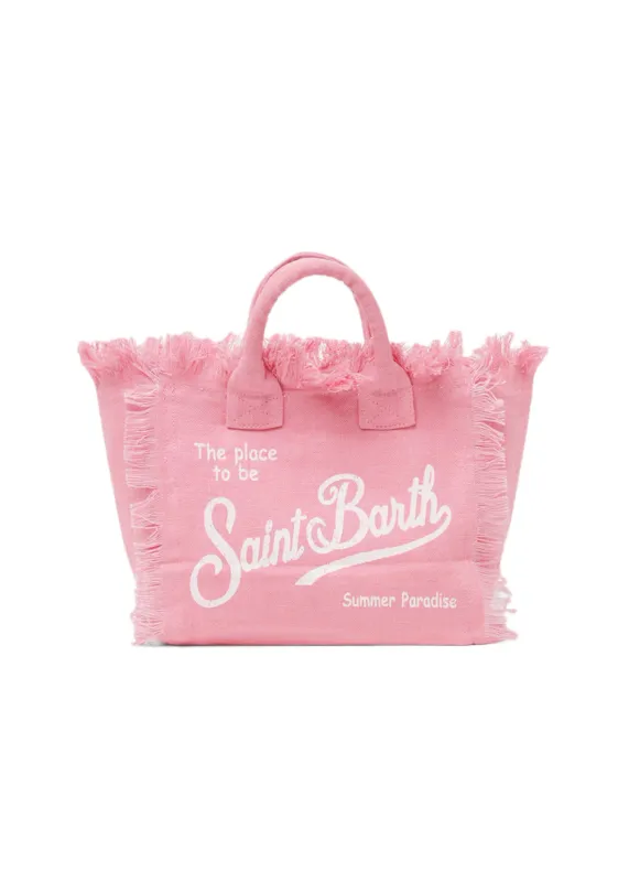 Colette Linen Bag Pink sold by Sand Dollar