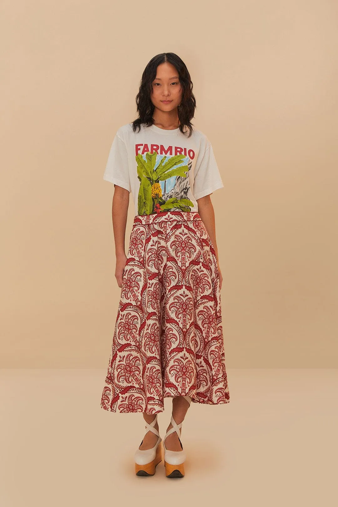 Off White From Brasil To The World Relaxed T-shirt sold by Sand Dollar product image thumbnail 3