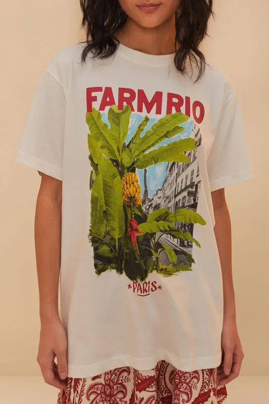 Off White From Brasil To The World Relaxed T-shirt sold by Sand Dollar