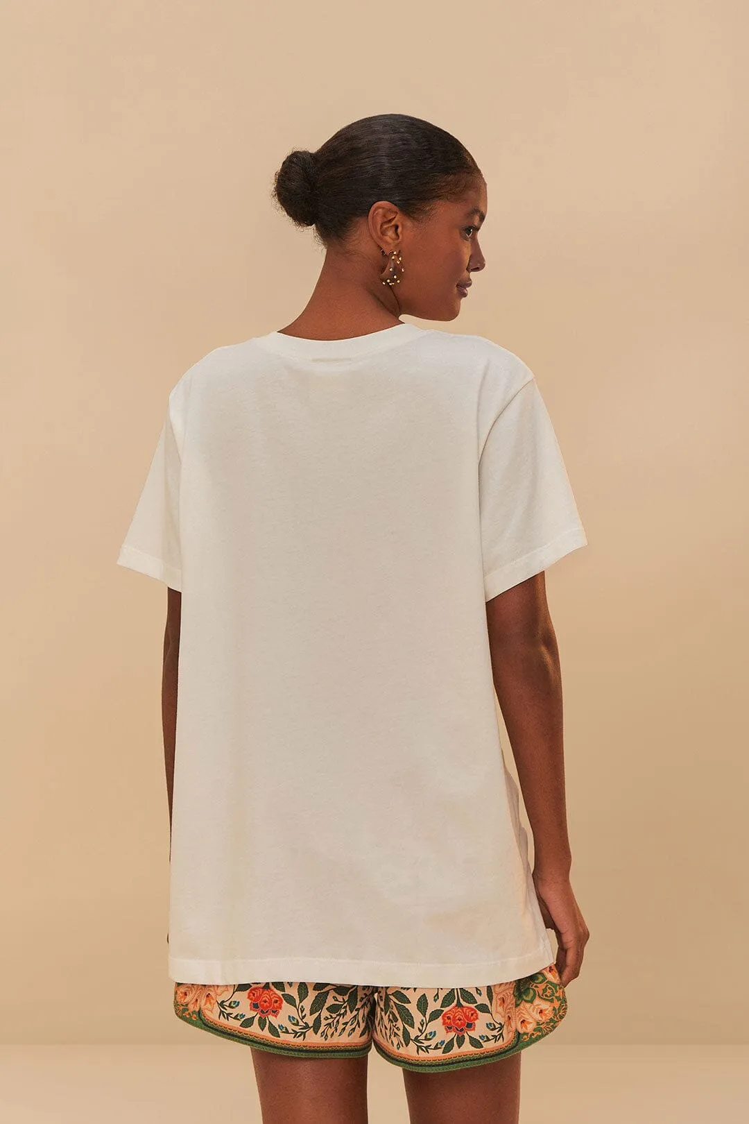 Off White Banana Cocina Relaxed T-Shirt sold by Sand Dollar product image thumbnail 2