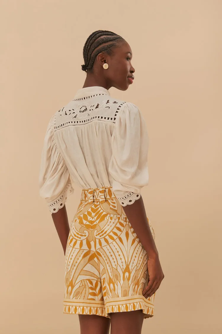 Lace Nature Shorts Off-White sold by Sand Dollar product image thumbnail 4