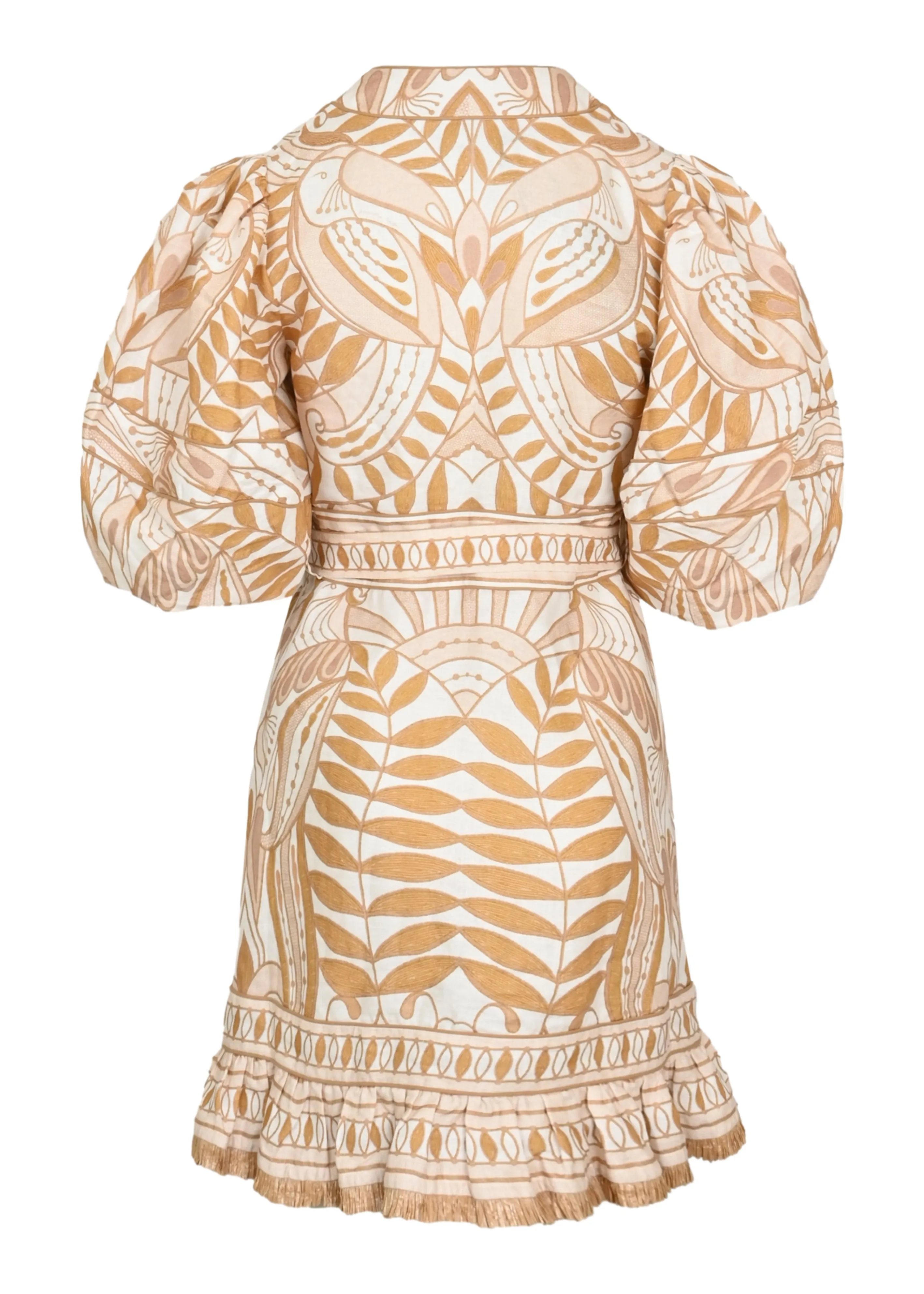 Lace Nature Mini Dress Short Sleeve Off-White sold by Sand Dollar product image thumbnail 3