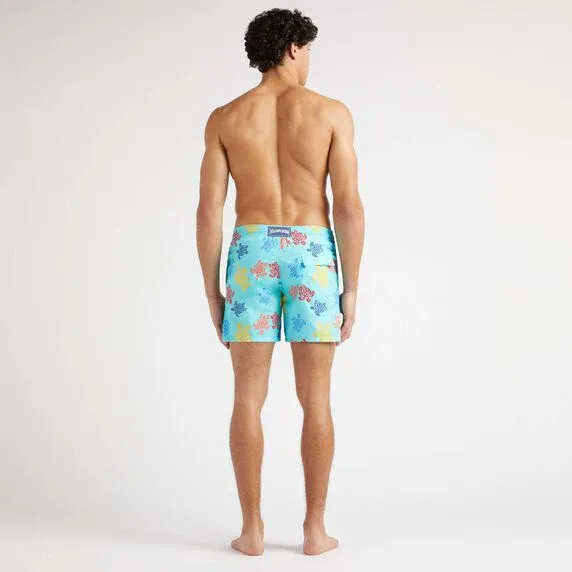 Men Swim Shorts Ronde Des Tortues Tricolor Aqua sold by Sand Dollar product image thumbnail 4