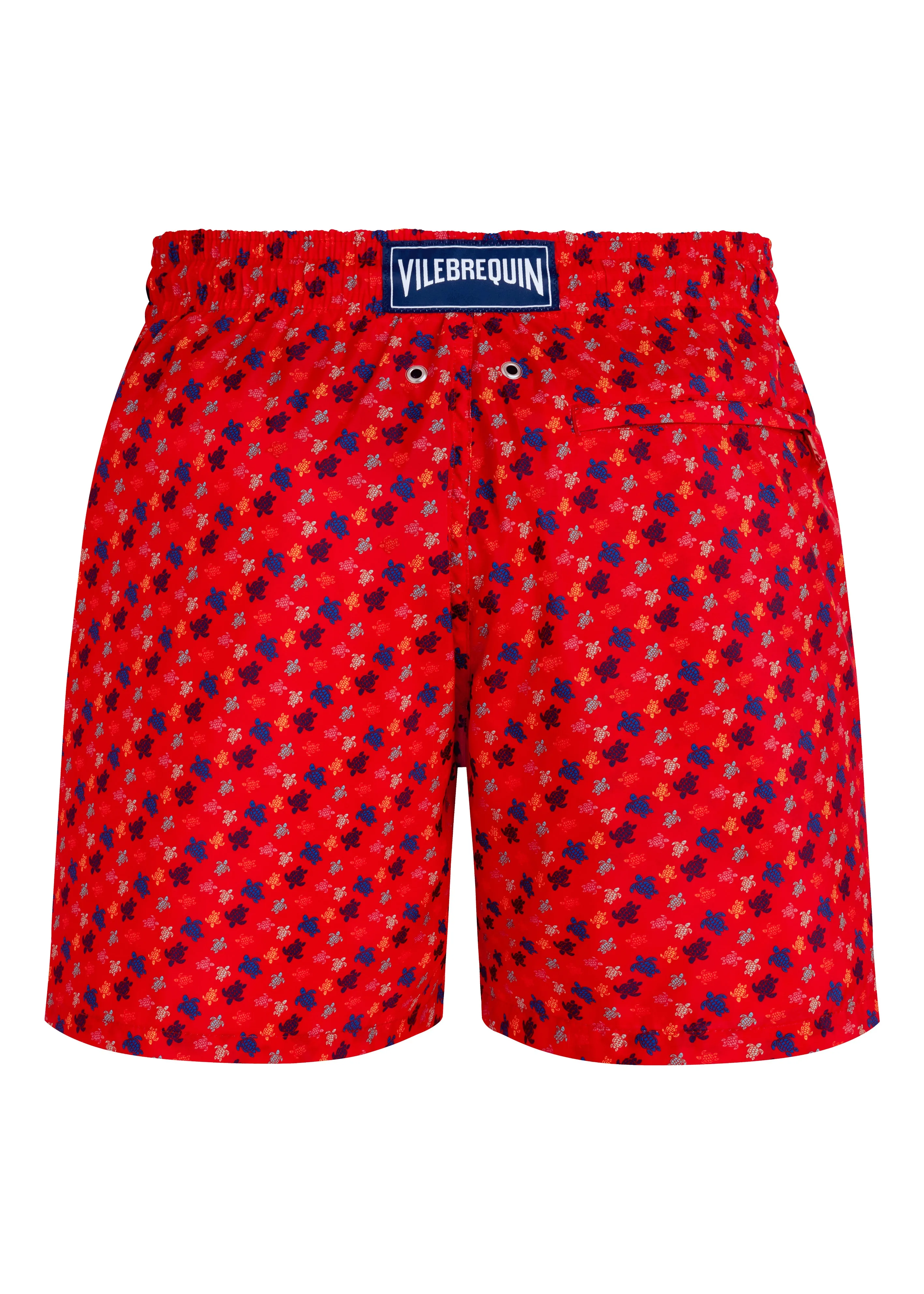 Men Swim Shorts Ultra-Light and Packable Ronde Des Tortues Red sold by Sand Dollar product image thumbnail 3