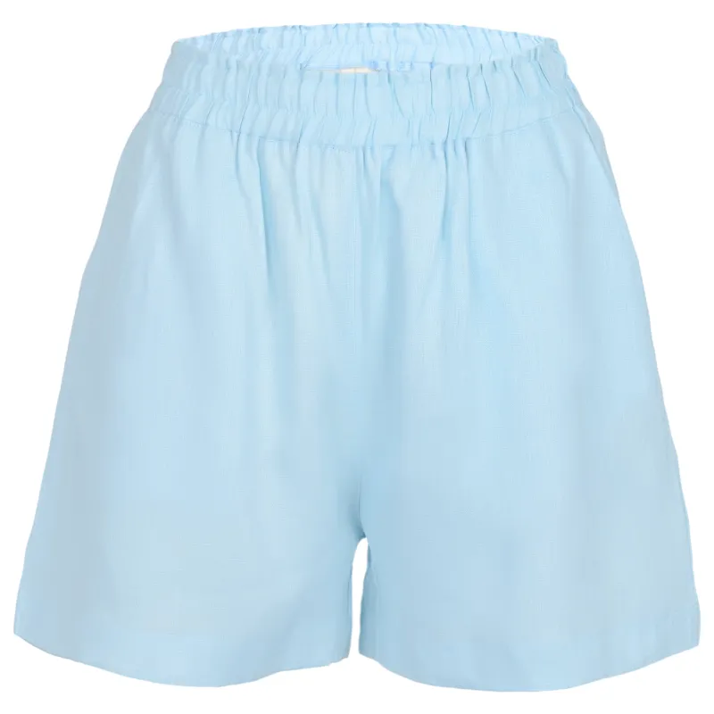 Light Blue Linen Shorts made by Sand Dollar