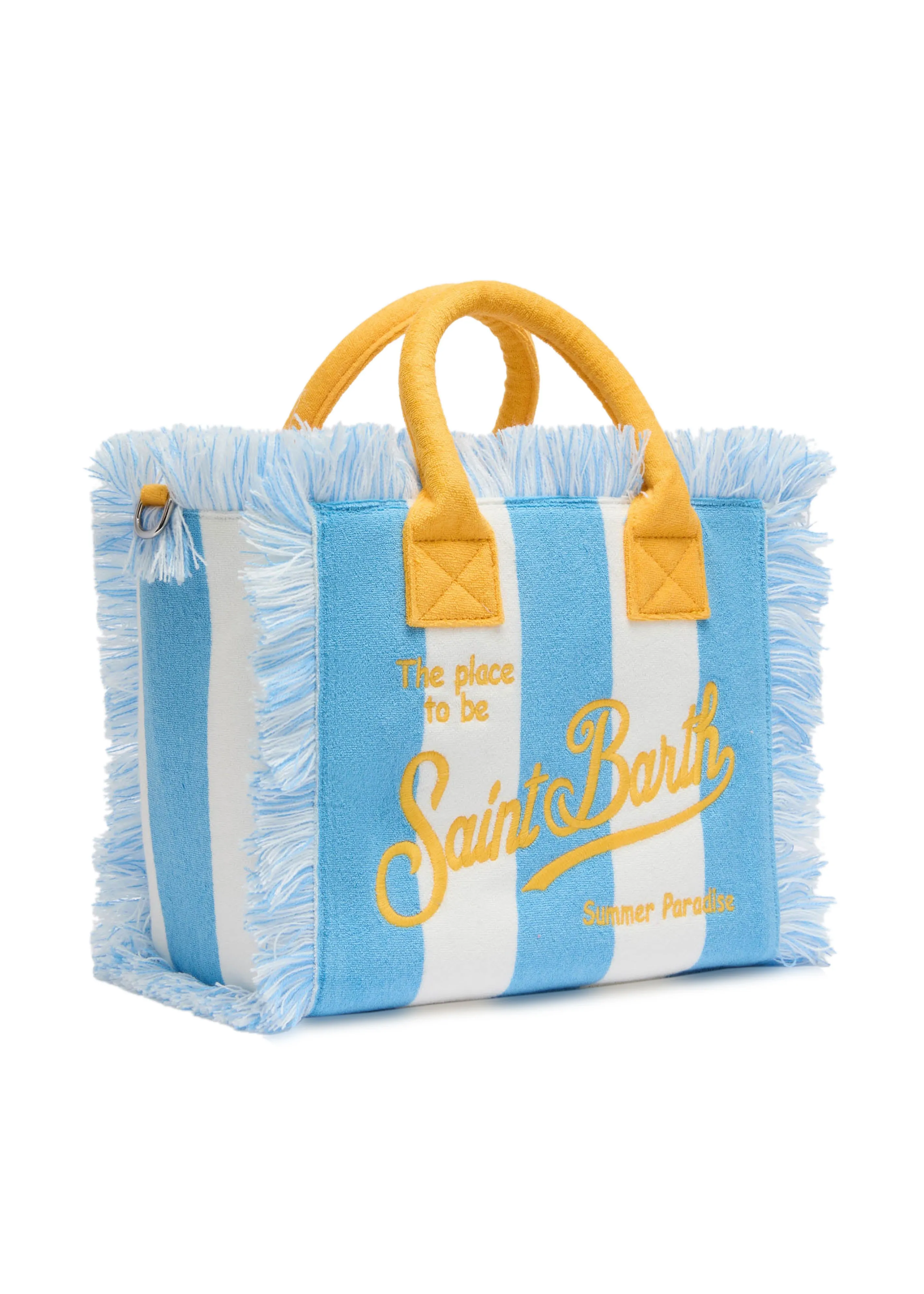 Colette Sponge Terry Stripes White & Blue Bag sold by Sand Dollar product image thumbnail 2