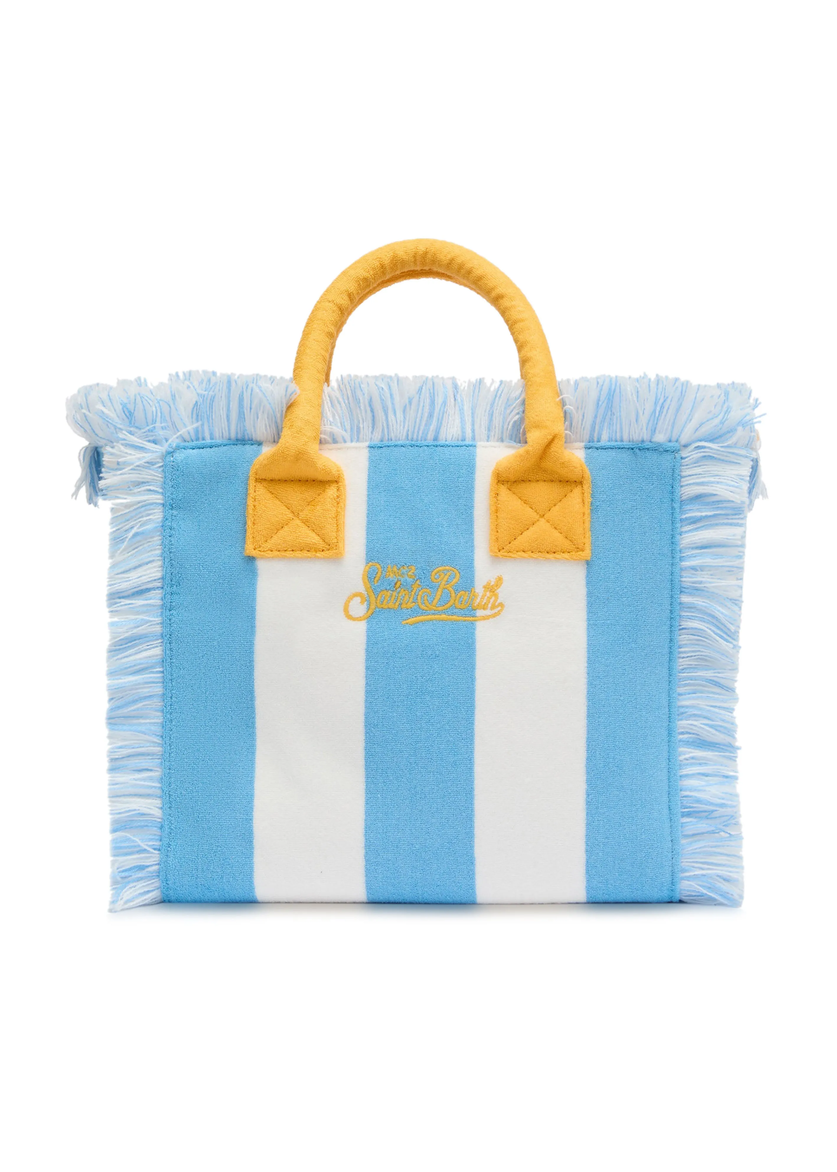Colette Sponge Terry Stripes White & Blue Bag sold by Sand Dollar product image thumbnail 3