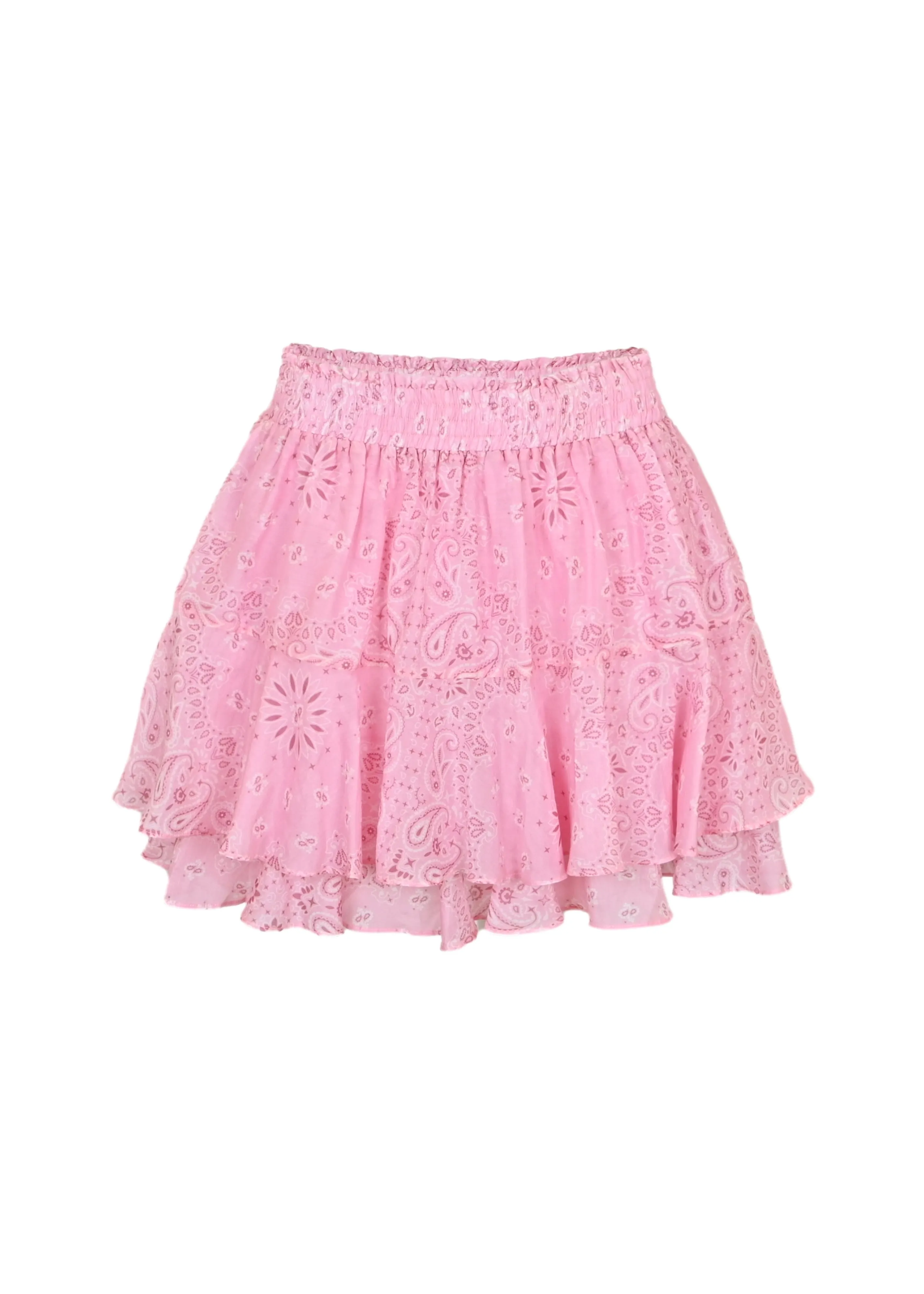 Eivissa Mini Skirt Silk Voile Bandanna sold by Sand Dollar