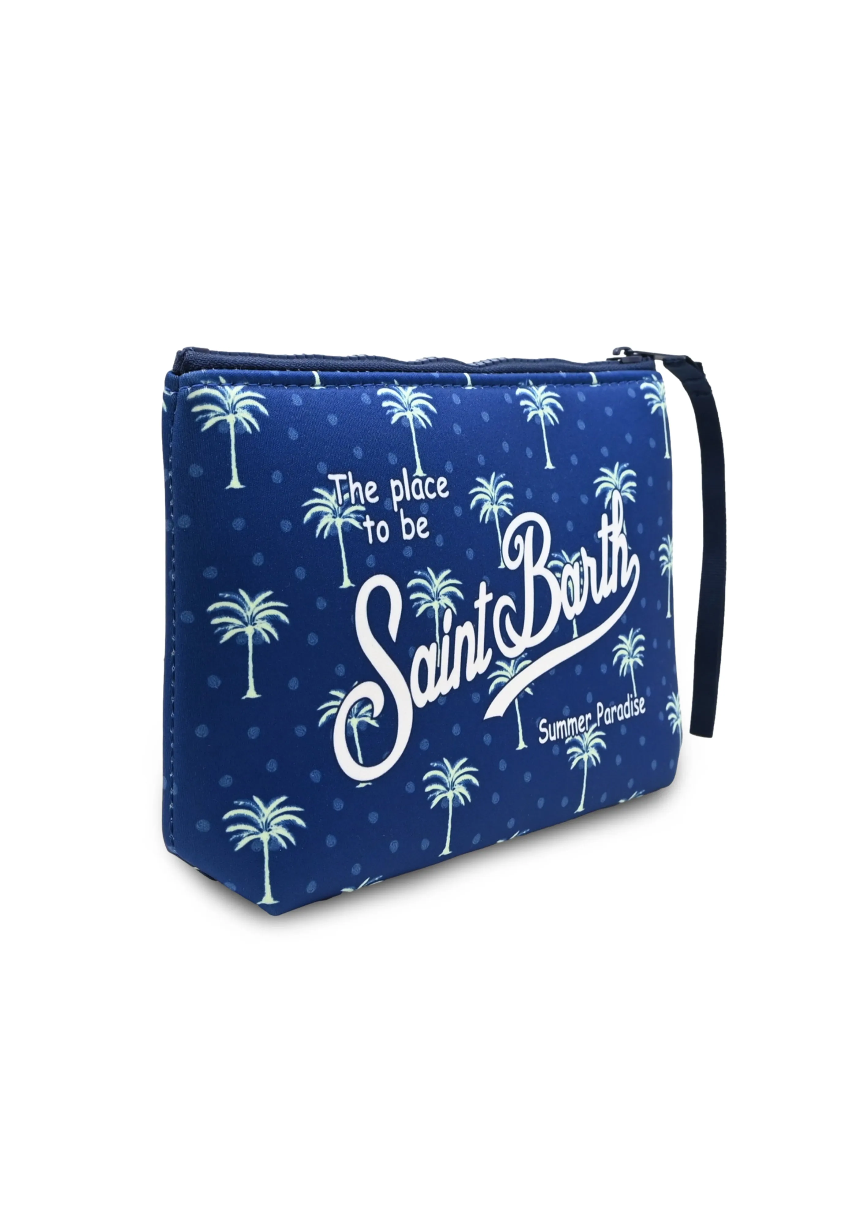 Aline Buti Palm Blue Pouch sold by Sand Dollar product image thumbnail 2