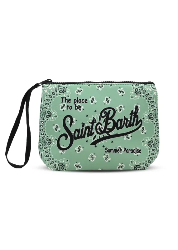 Aline Bandanna Round Pouch made by MC2 Saint Barth