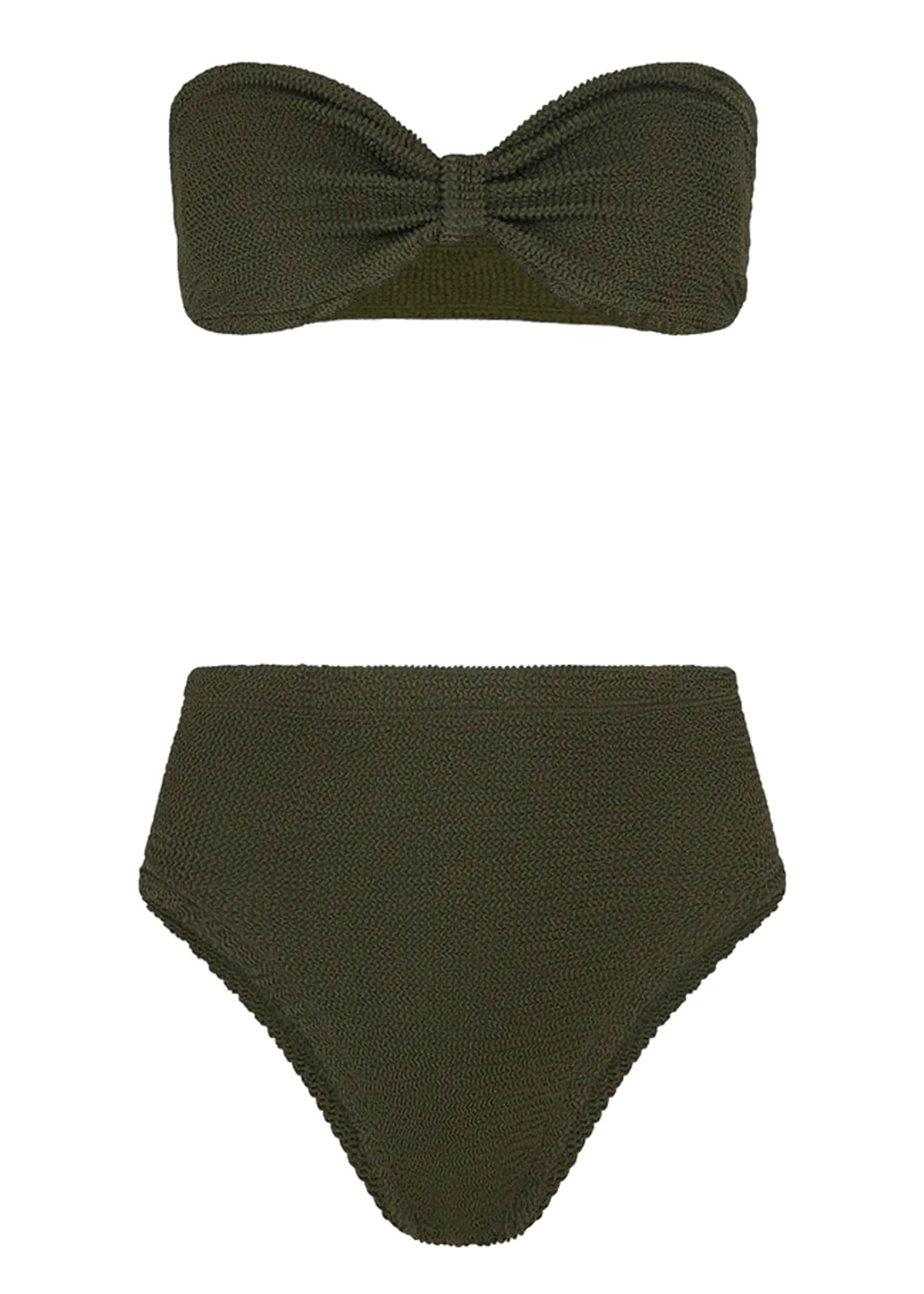 Ruby Bikini Metallic Khaki sold by Sand Dollar