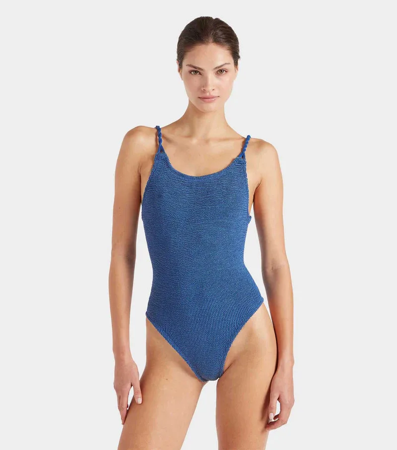 Camille One Piece Metallic Denim sold by Sand Dollar product image thumbnail 2