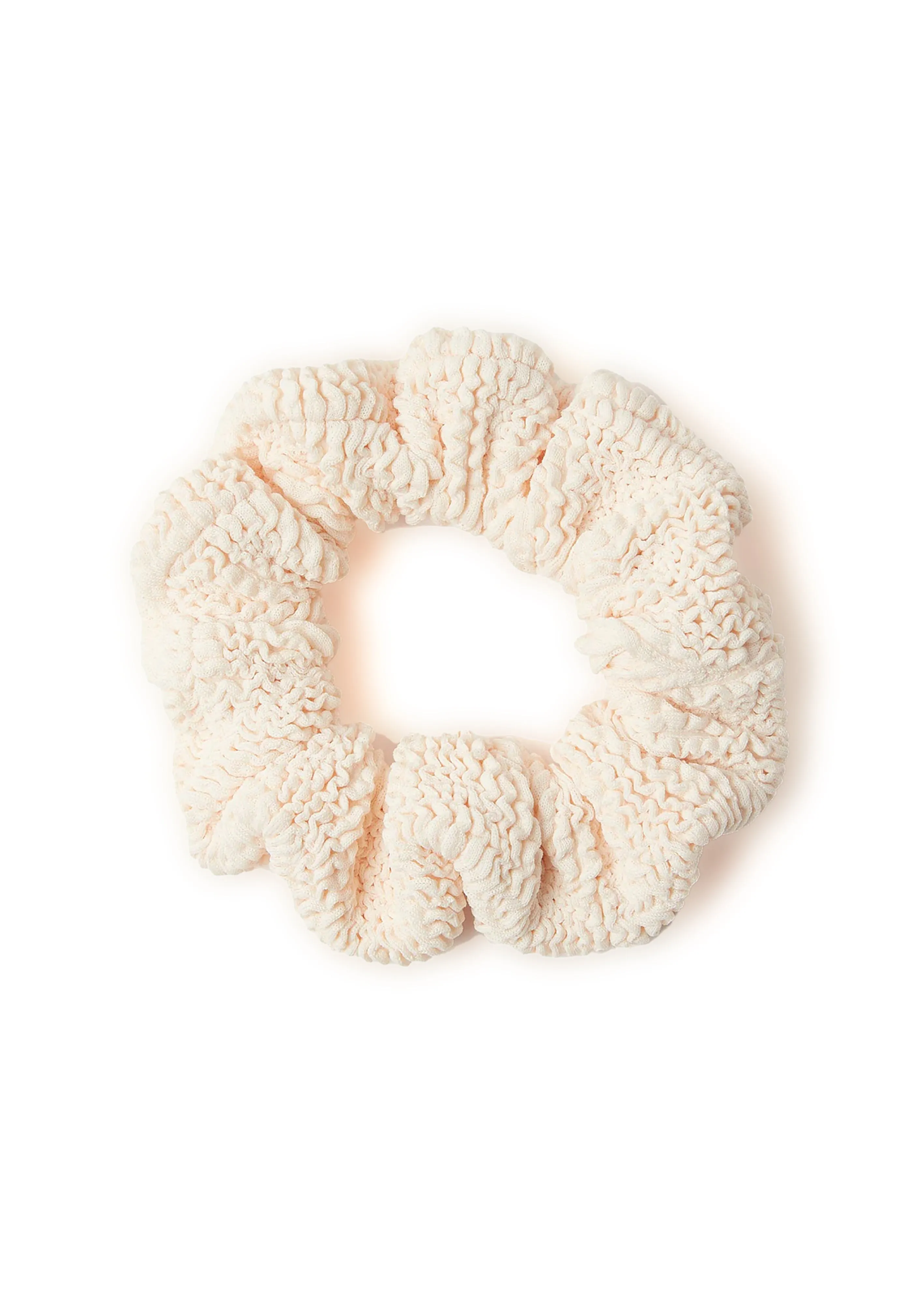 Blush Scrunchie in Crinkle sold by Sand Dollar