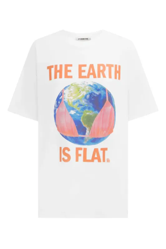 The Signature Tee Earth is Flat made by Sand Dollar