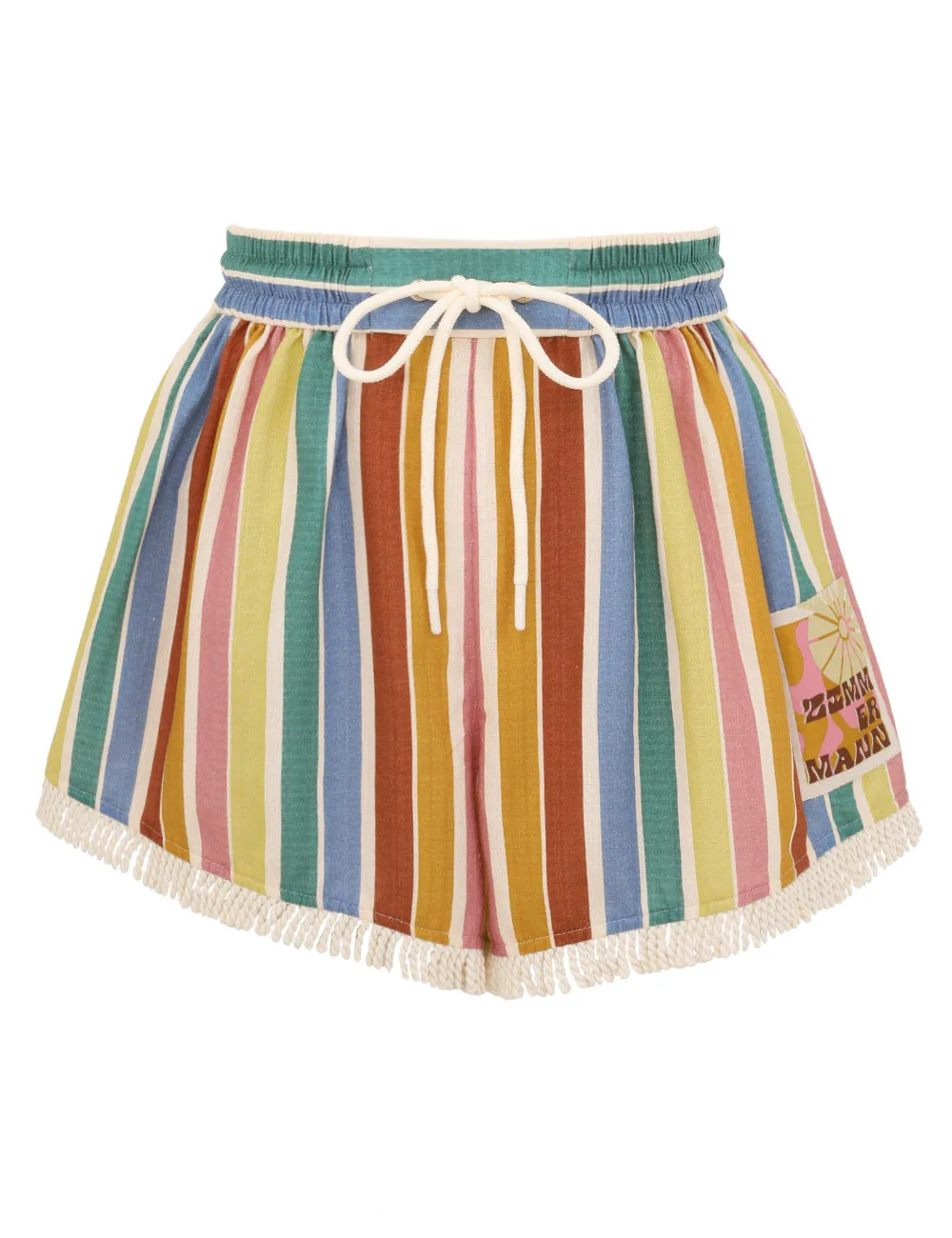Everley Relaxed Short Multi Stripe sold by Sand Dollar