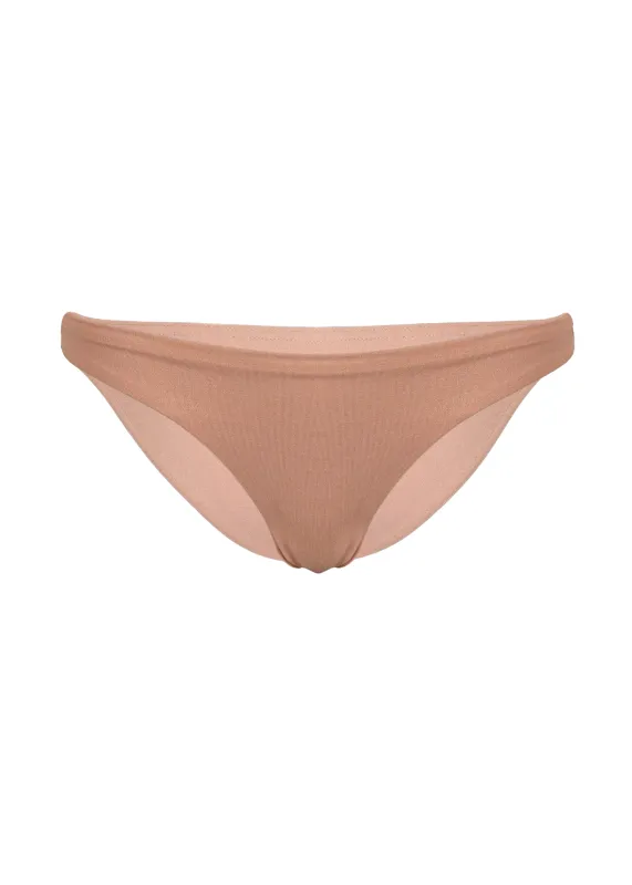 Everlee Metallic Skinny Bottom Rose made by Zimmermann